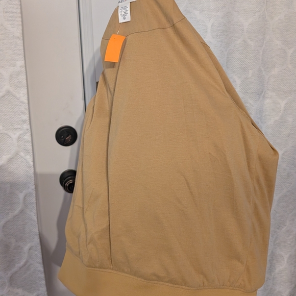 Men's Tan Bomber Jacket - Picture 7 of 9